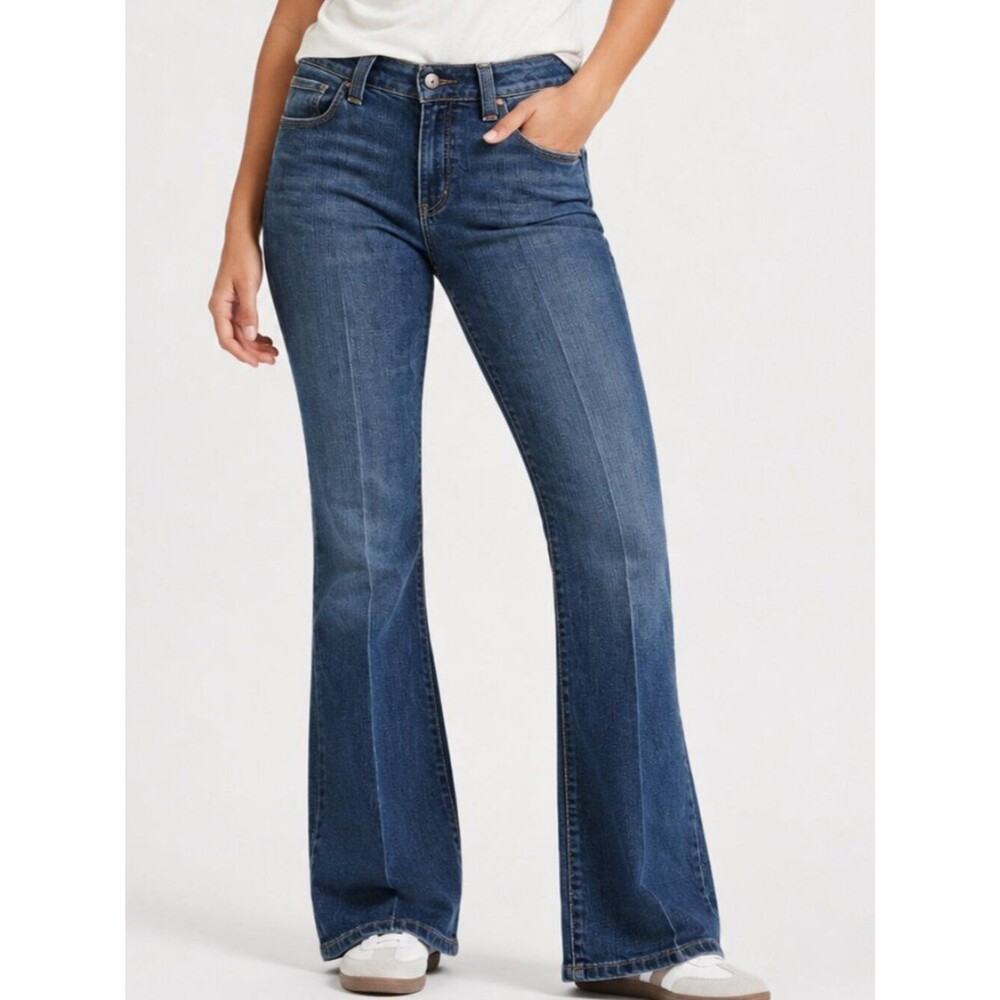 Gap Curvy Tall Flared Denim Jeans